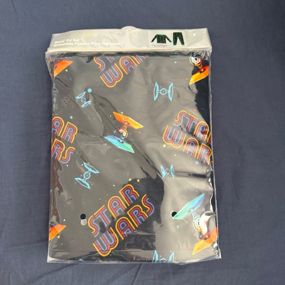 Disney/Gap Star Wars pajamas with tie fighters design